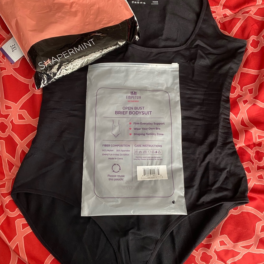 NEW. Shapermint 3XL. Body Shaper. Snap Closure.